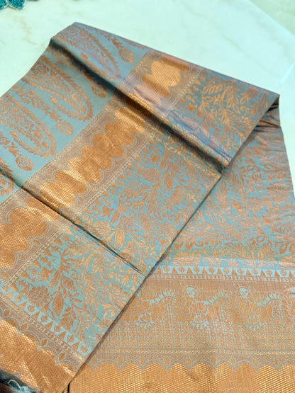 Royal Kanjivaram Semi Silk Saree Wedding