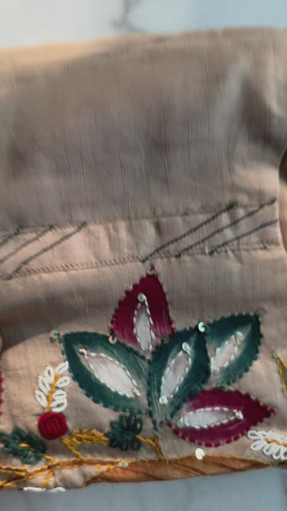 Yellow Cream Floral Indian Suit – Elegant Ethnic Wear for Women